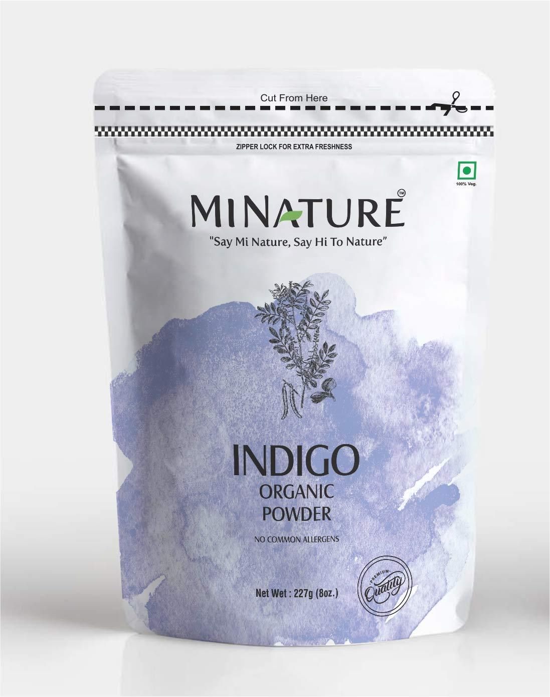 Organic Henna Powder (227g) + Indigo Powder (227g) COMBO PACK - USDA Certified - Ayurvedic Herbs NZ