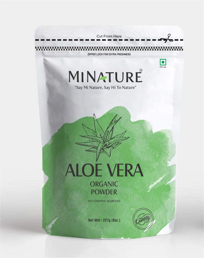 Organic Aloe Vera Powder 227g - USDA Certified - Ayurvedic Herbs NZ