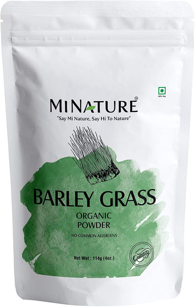 Organic Barley Grass Powder (Hordeum vulgare) - 227 g - Ayurvedic Herbs NZ