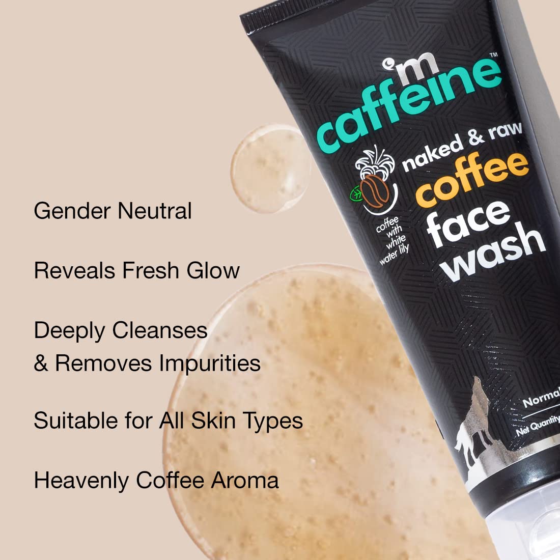 Naked & Raw Coffee Face Wash - 100ml