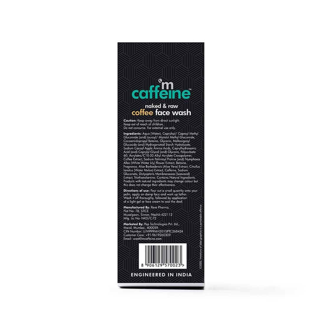 Naked & Raw Coffee Face Wash - 100ml
