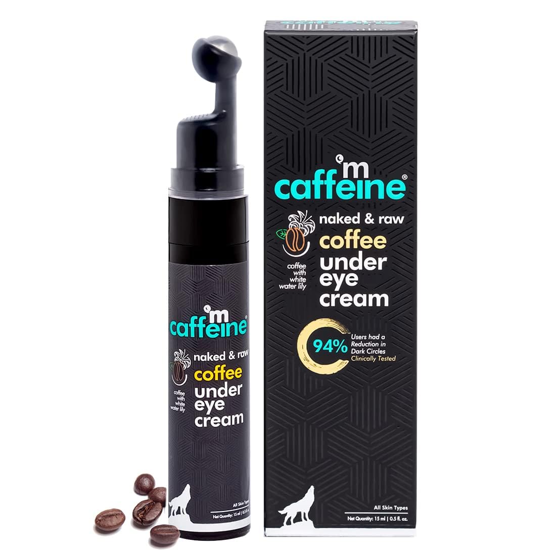 Coffee Under Eye Cream for Dark Circles & Puffiness