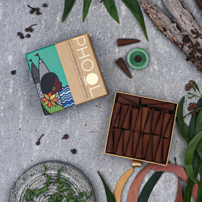 Eucalyptus - Natural Incense Cones by Phool