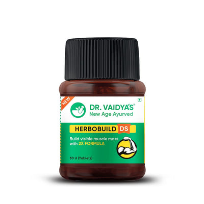 Herbobuild DS, Ayurveda Store NZ, Dr Vaidya's, Ashwaghandha, Shatavari, Musli, Methi, Tablets