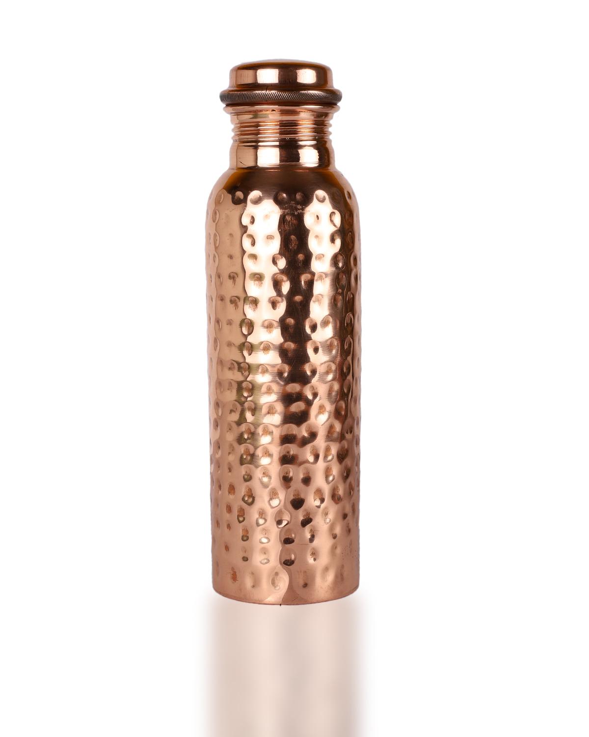 100% Pure Copper Water Bottle - 1L - Ayurvedic Herbs NZ