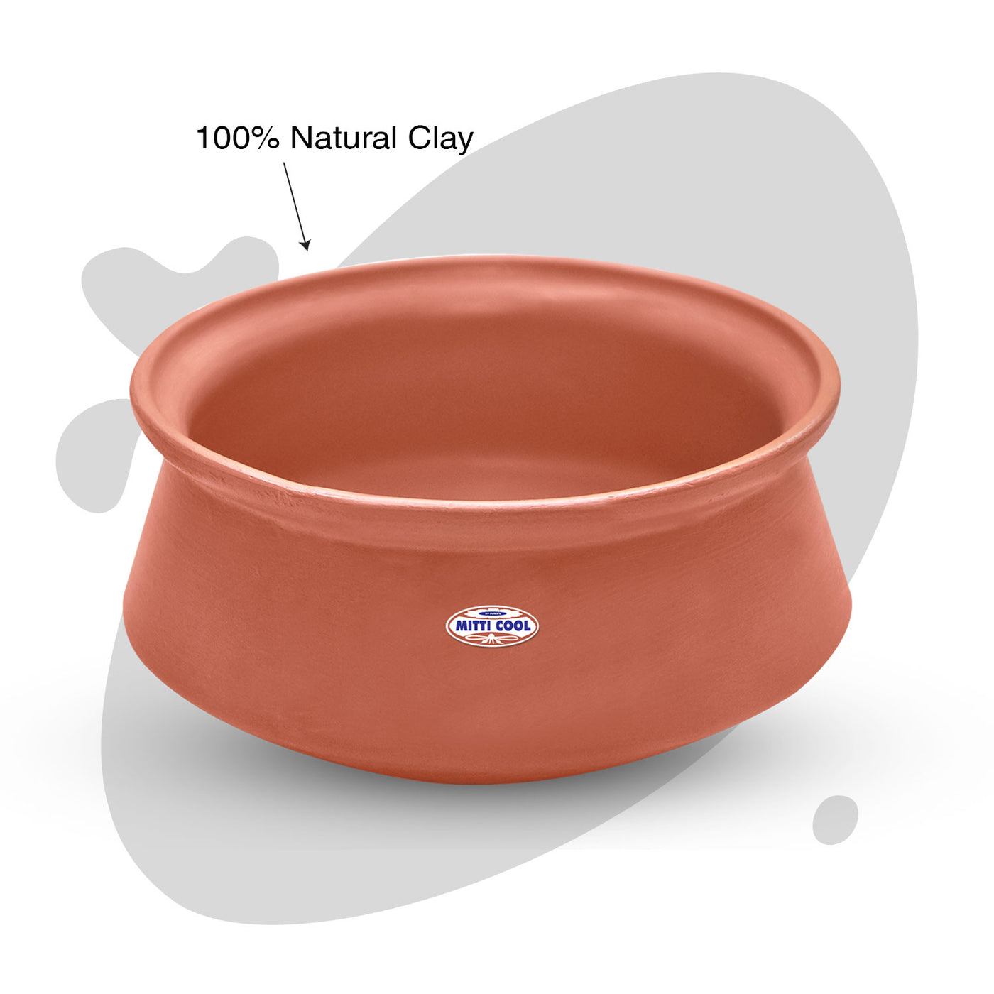Clay Cooking Pot 1.5L (Terracotta Cookware)