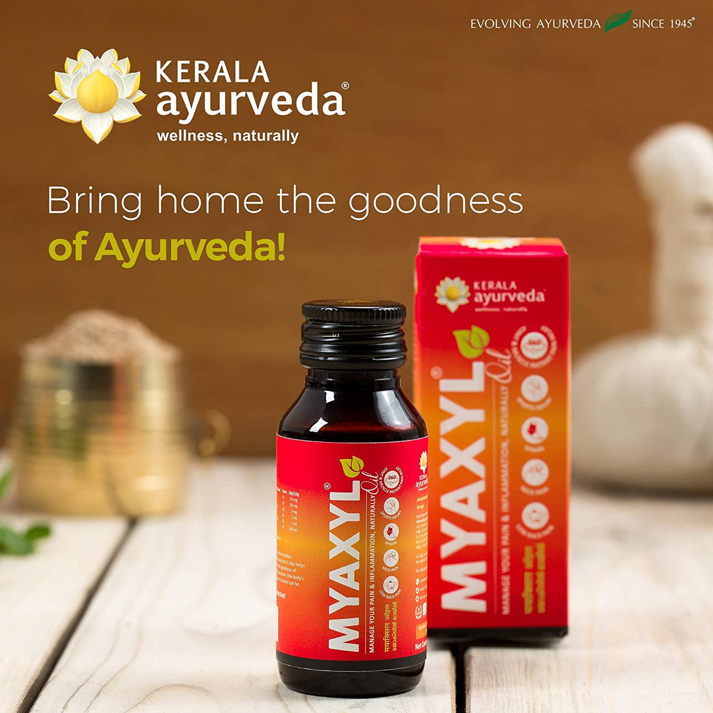 Kerala Ayurveda Myaxyl oil - For Quick Pain Relief Naturally