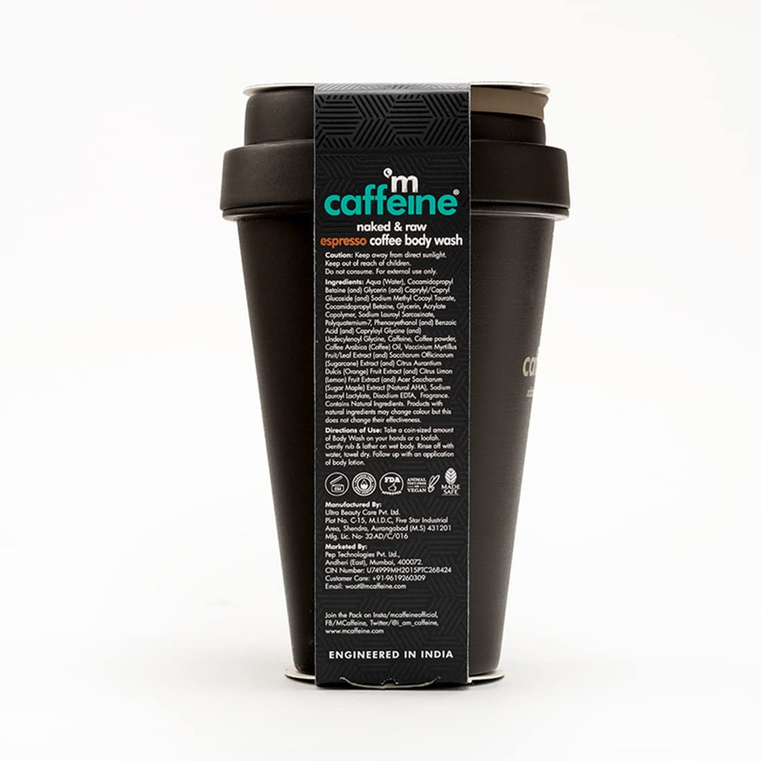 Naked & Raw Coffee Espresso Body Wash 300ml