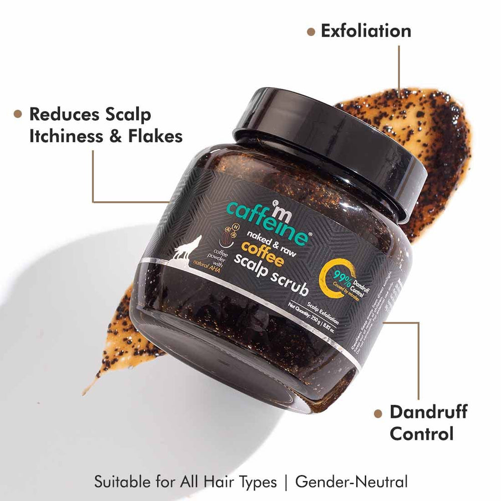 Naked & Raw Coffee Scalp Scrub - 250g