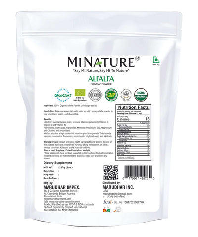 Organic Alfalfa Powder 227g