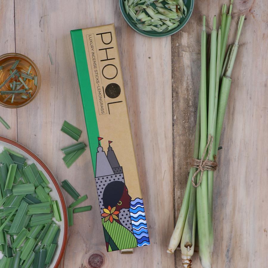 Lemongrass - Natural Incense Sticks by Phool