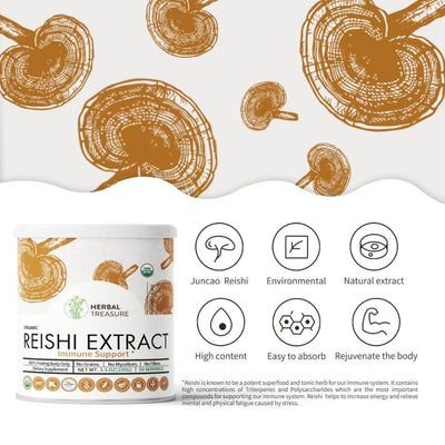 Organic Reishi Mushroom Extract (Powder)