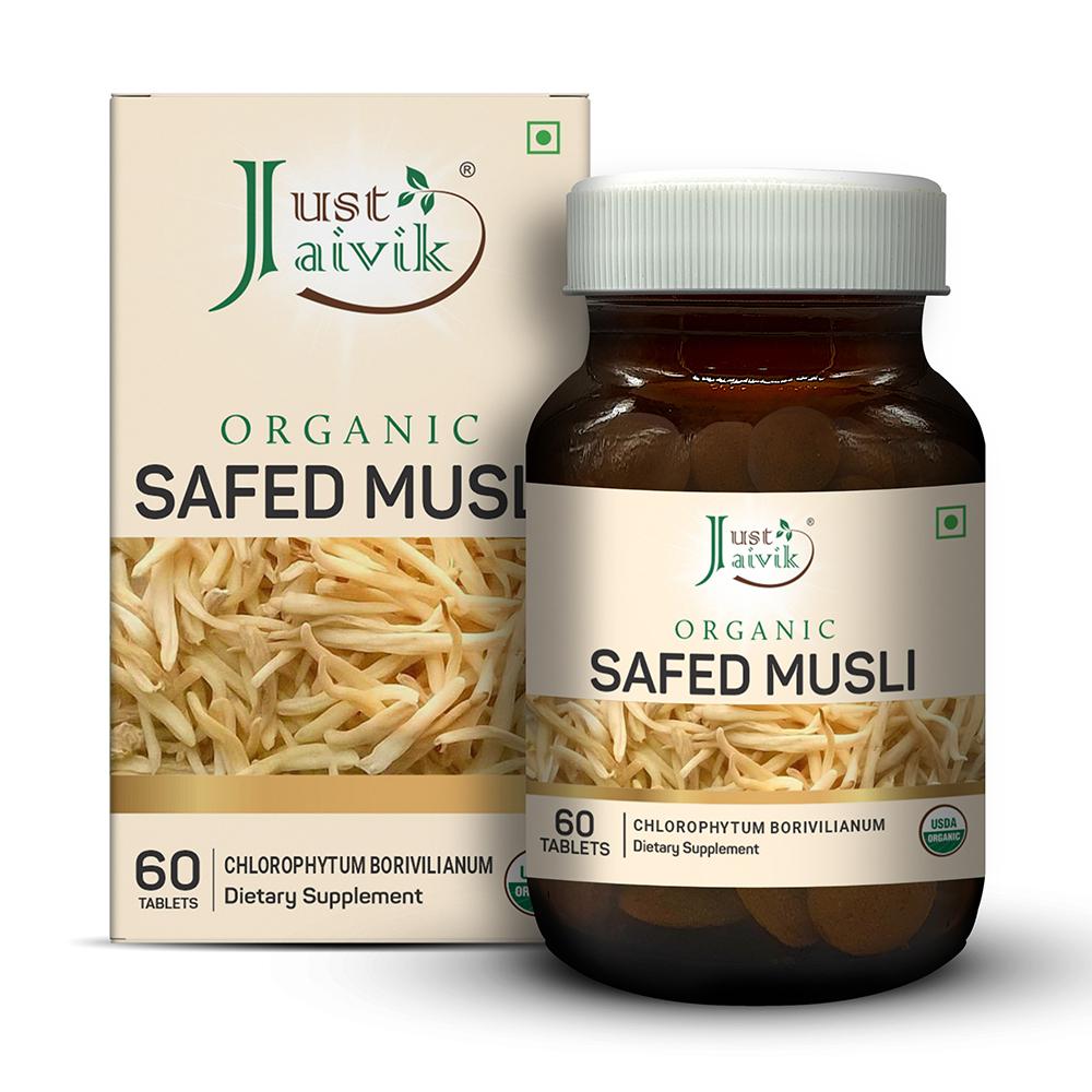 Organic Safed Mulsi Tablets - 600mg