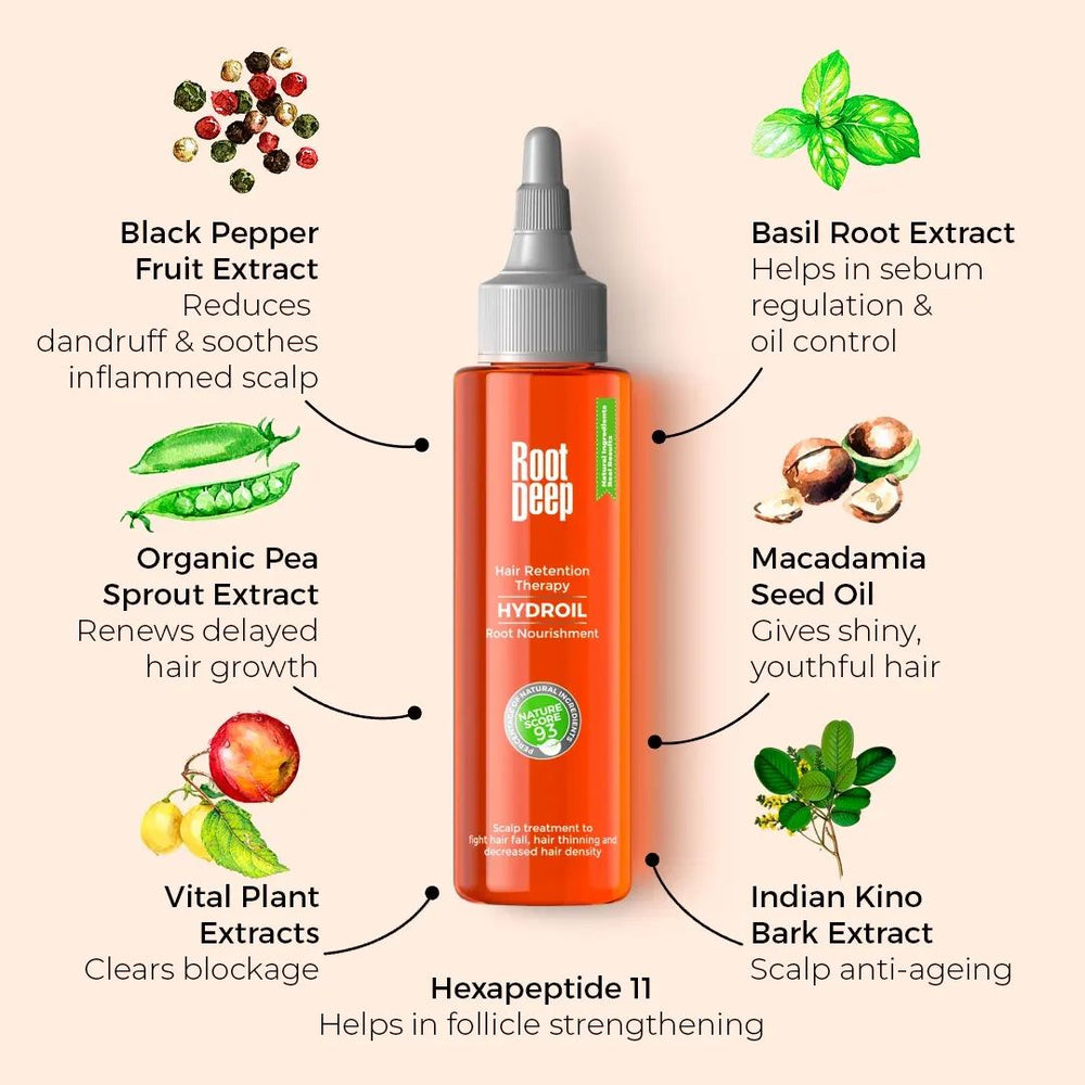 Root Deep Hydroil, Night Oil For Preventing Hair Fall And Regrow New Hair