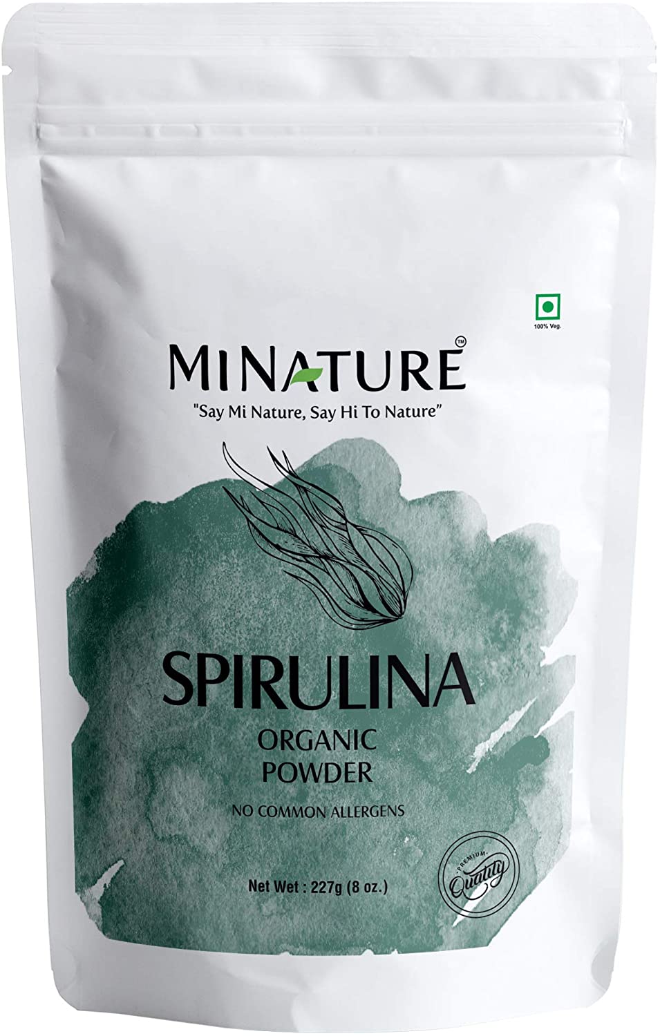 Organic Spirulina Powder 227g - USDA Certified