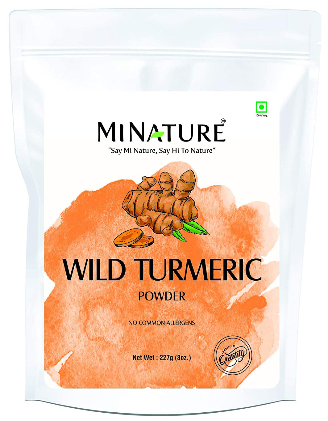 100% Natural Wild Turmeric Powder 277g (Curcuma Aromatica) - Kasturi manjal