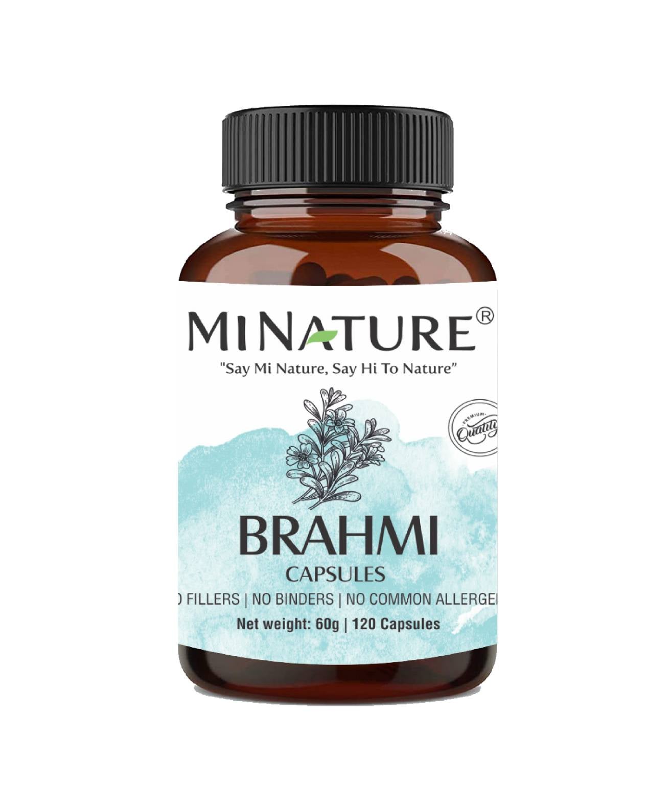 100% Natural Brahmi Capsules 60 Veg Caps | 450mg
