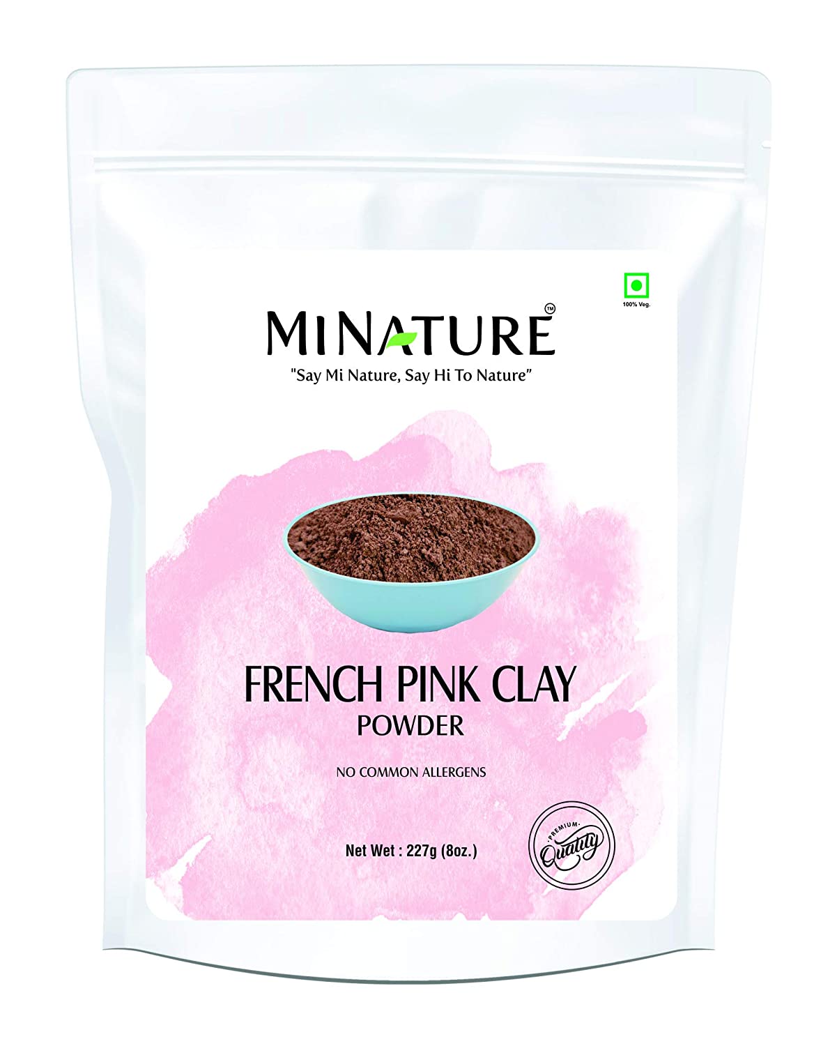 Natural French Pink Clay (Montmorillonite) 227g