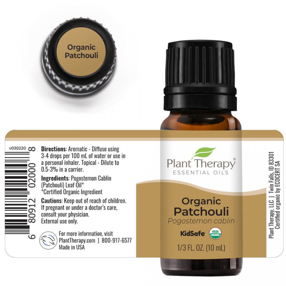 Organic Patchouli Essential Oil - USDA Certified