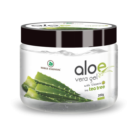 Aloe Vera Gel With Vitamin E and Tea Tree For Skin & Hair 200gms