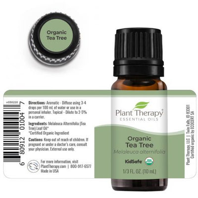 Organic Tea Tree Essential Oil - USDA Certified